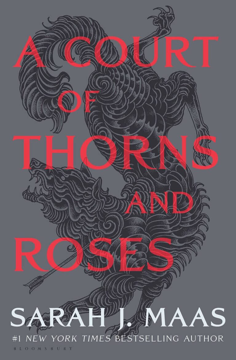 A Court of Thorns of Roses by Sarah J Maas (HC) Book Cover