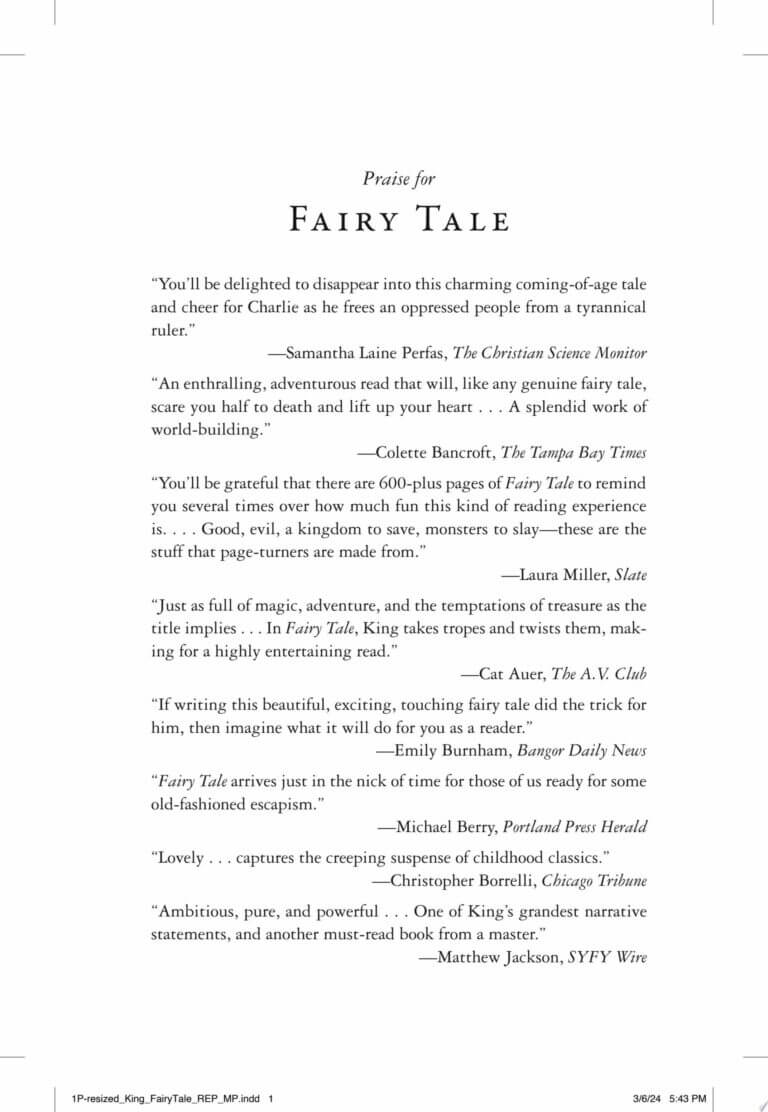 Fairy Tale Book Cover