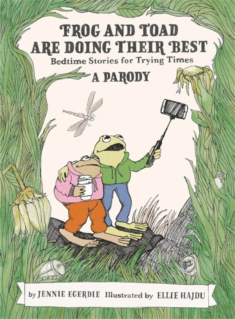 Frog and Toad are Doing Their Best by Jennie Egerdie Book Cover