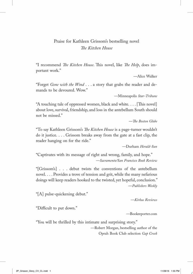 Glory Over Everything Book Cover