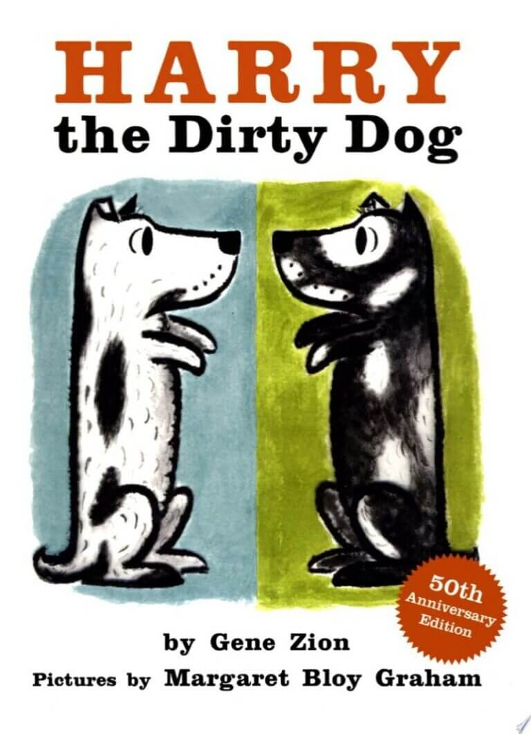 Harry the Dirty Dog Board Book by Gene Zion Book Cover
