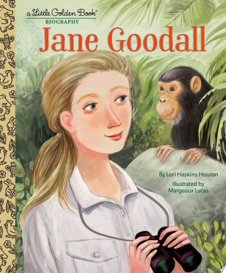 Jane Goodall: A Little Golden Book Biography Book Cover