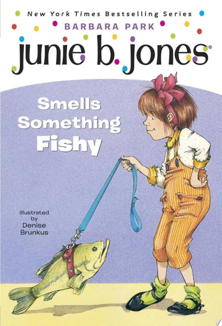 Junie B. Jones #12: Junie B. Jones Smells Something Fishy Book Cover