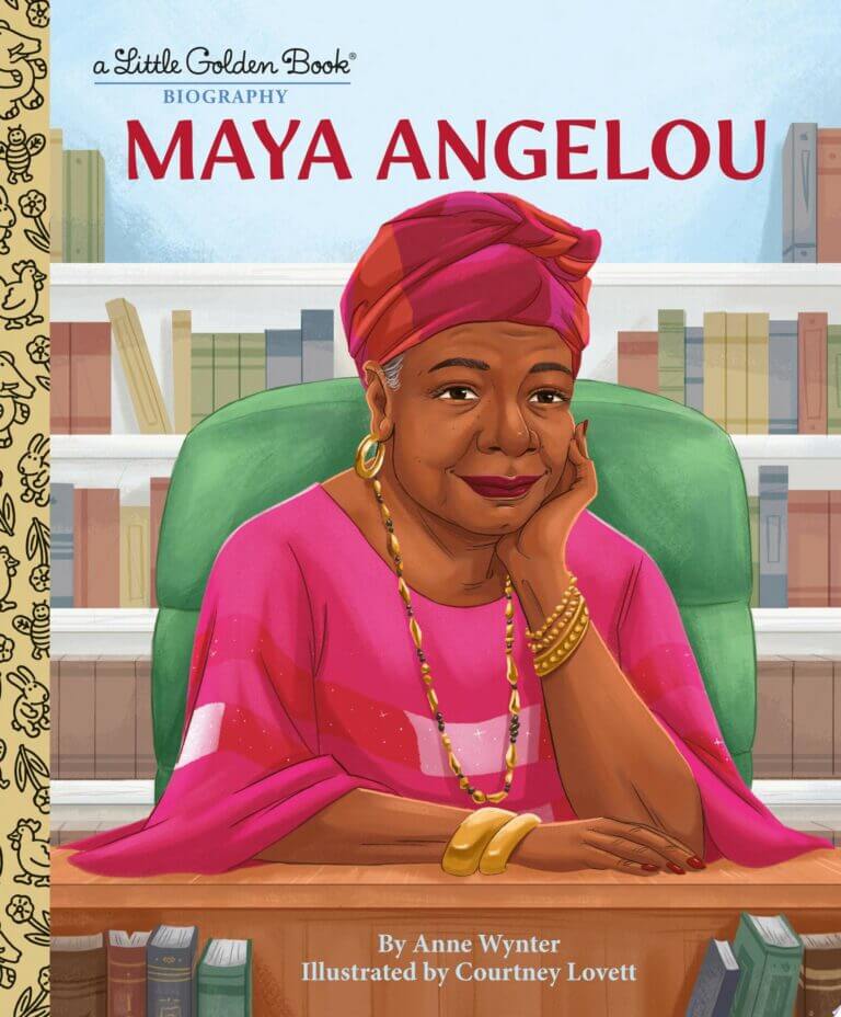 Maya Angelou: A Little Golden Book Biography Book Cover