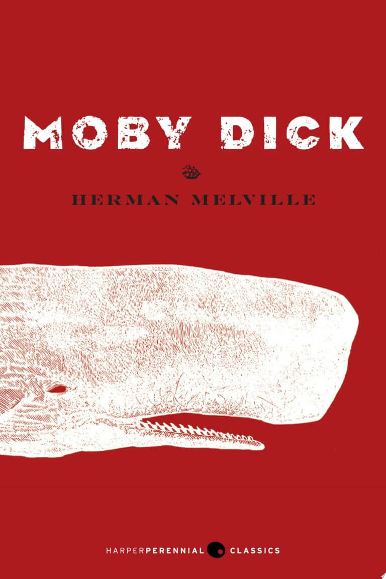 Moby Dick Book Cover