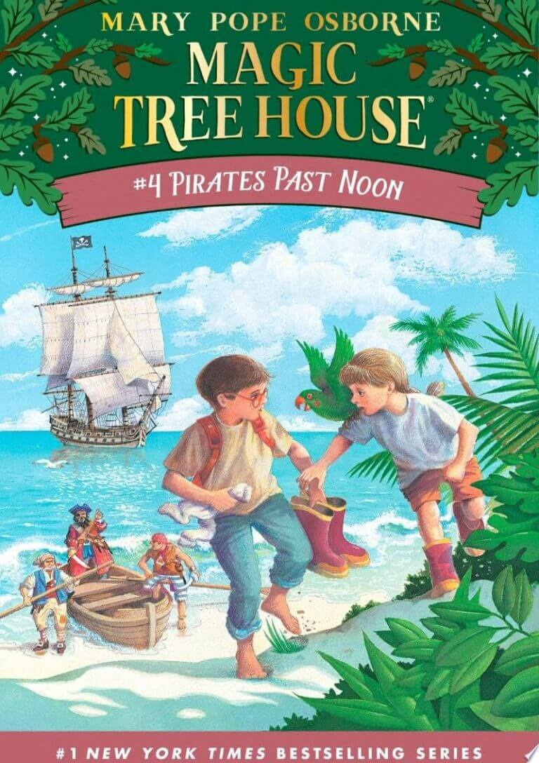 Magic Tree House Series: #4 Pirates Past Noon by Mary Pope Osborne Book Cover