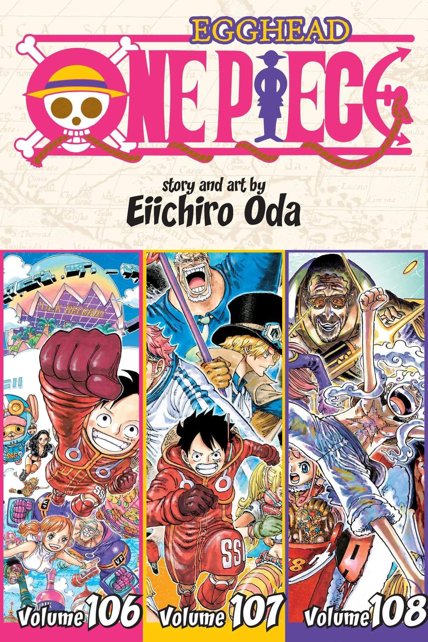 One Piece Egghead by Eiichiro Oda Vol. 106, 107, and 108 - Perkins